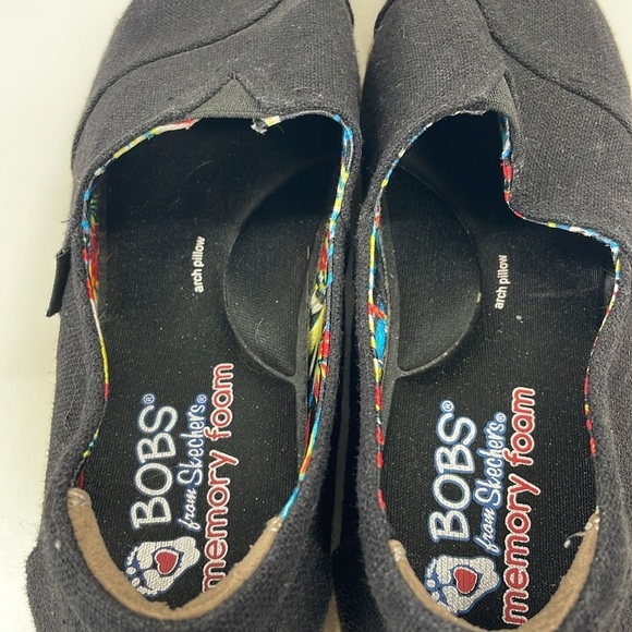 Bobs from Sketchers Espadrille Wedges in Black Size 7.5 - Picture 5 of 7